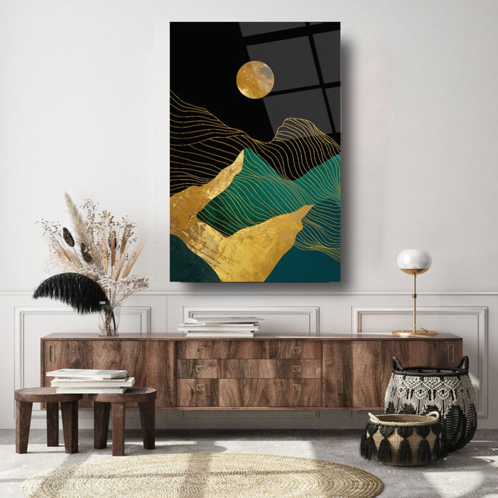 Gold Desenler Cam Tablo