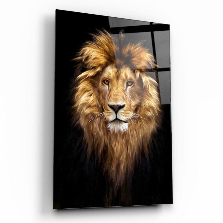 Aslan Cam Tablo