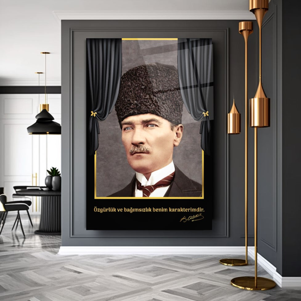 Atatürk Cam Tablo