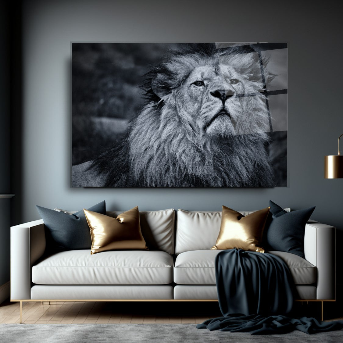 Aslan Cam Tablo