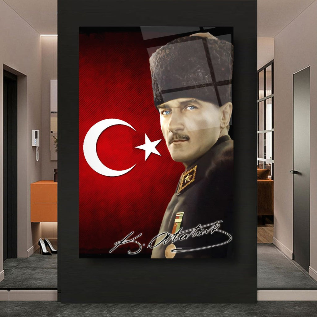 Atatürk Cam Tablo