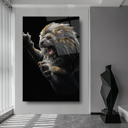 Aslan Cam Tablo