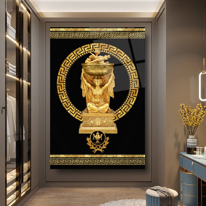 Antik Gold Cam Tablo