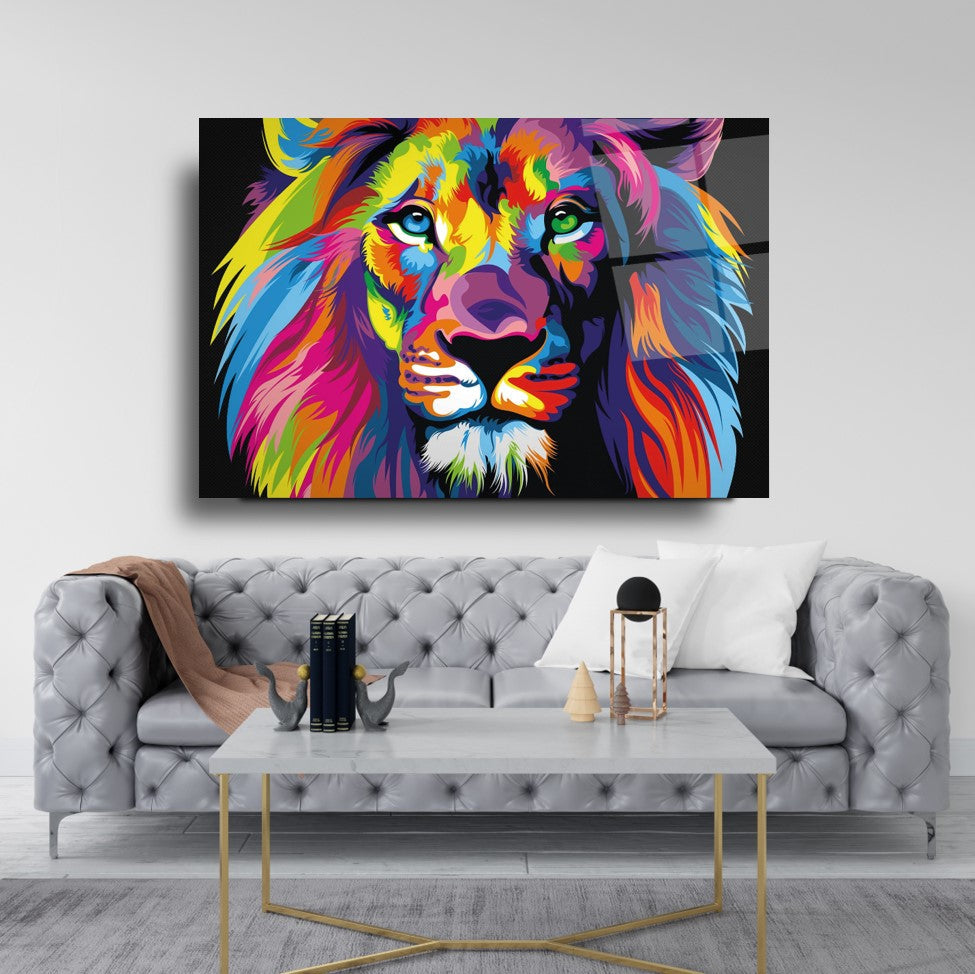 Aslan Cam Tablo