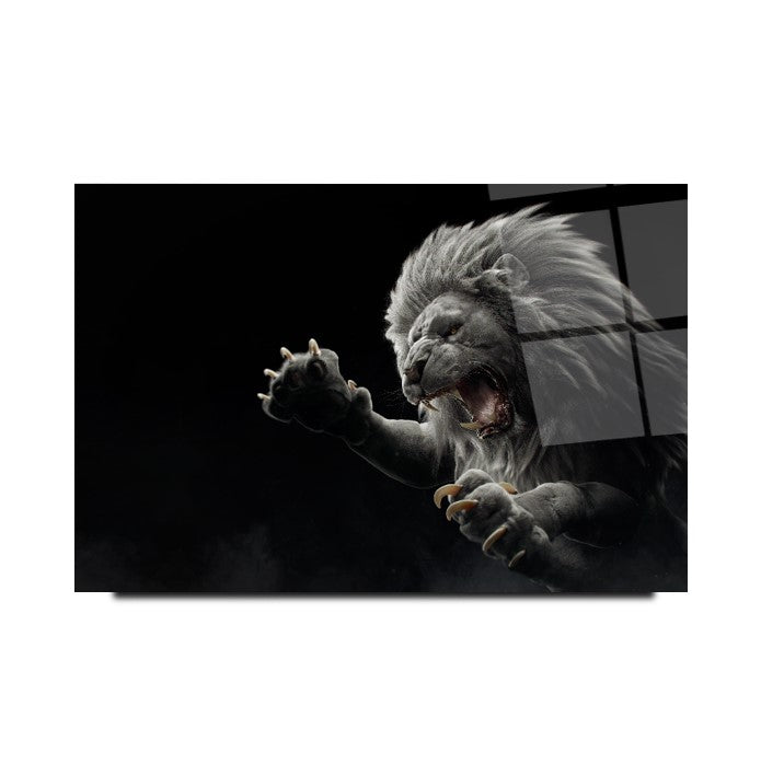Aslan Cam Tablo