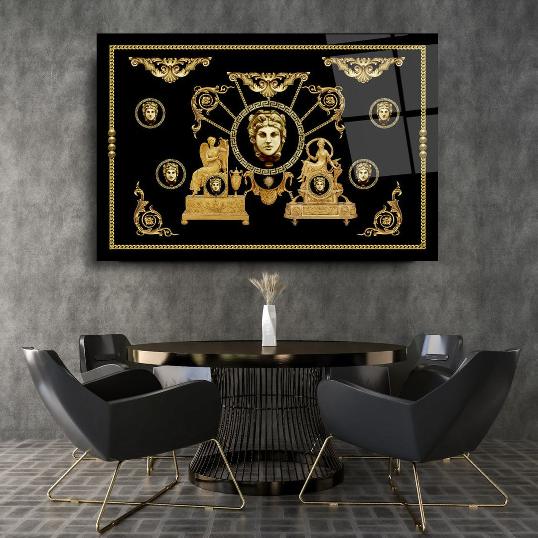 Gold Desenler Cam Tablo