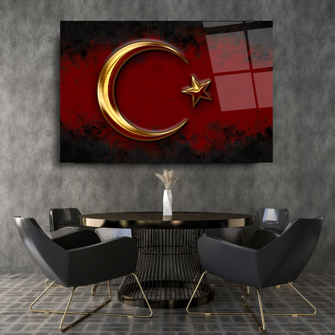 Bayrak Cam Tablo