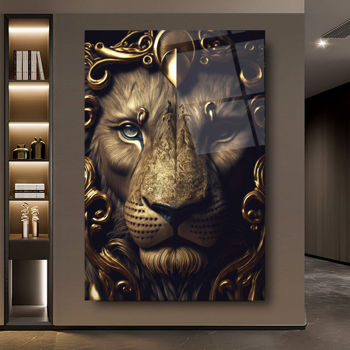 Aslan Cam Tablo