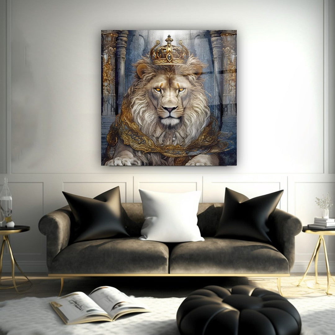 Aslan Cam Tablo