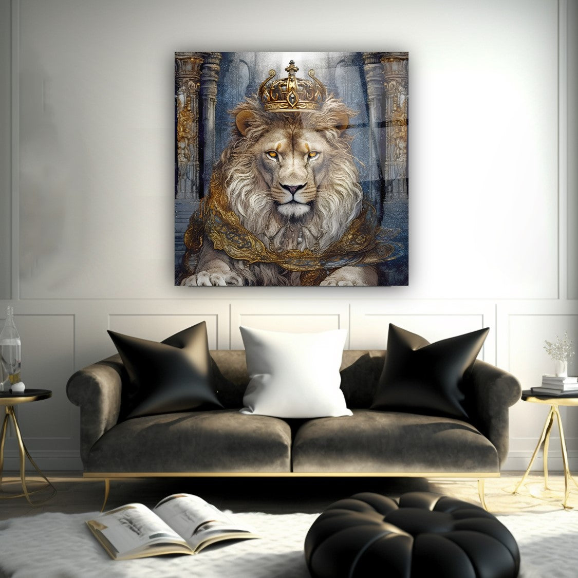 Aslan Cam Tablo