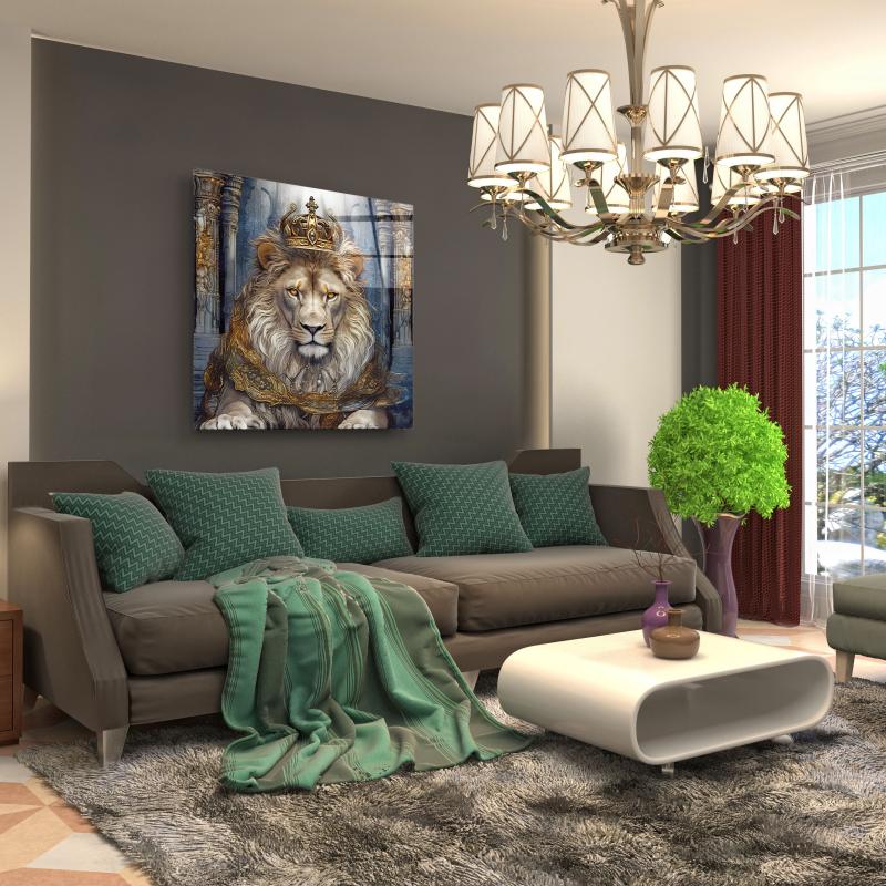 Aslan Cam Tablo