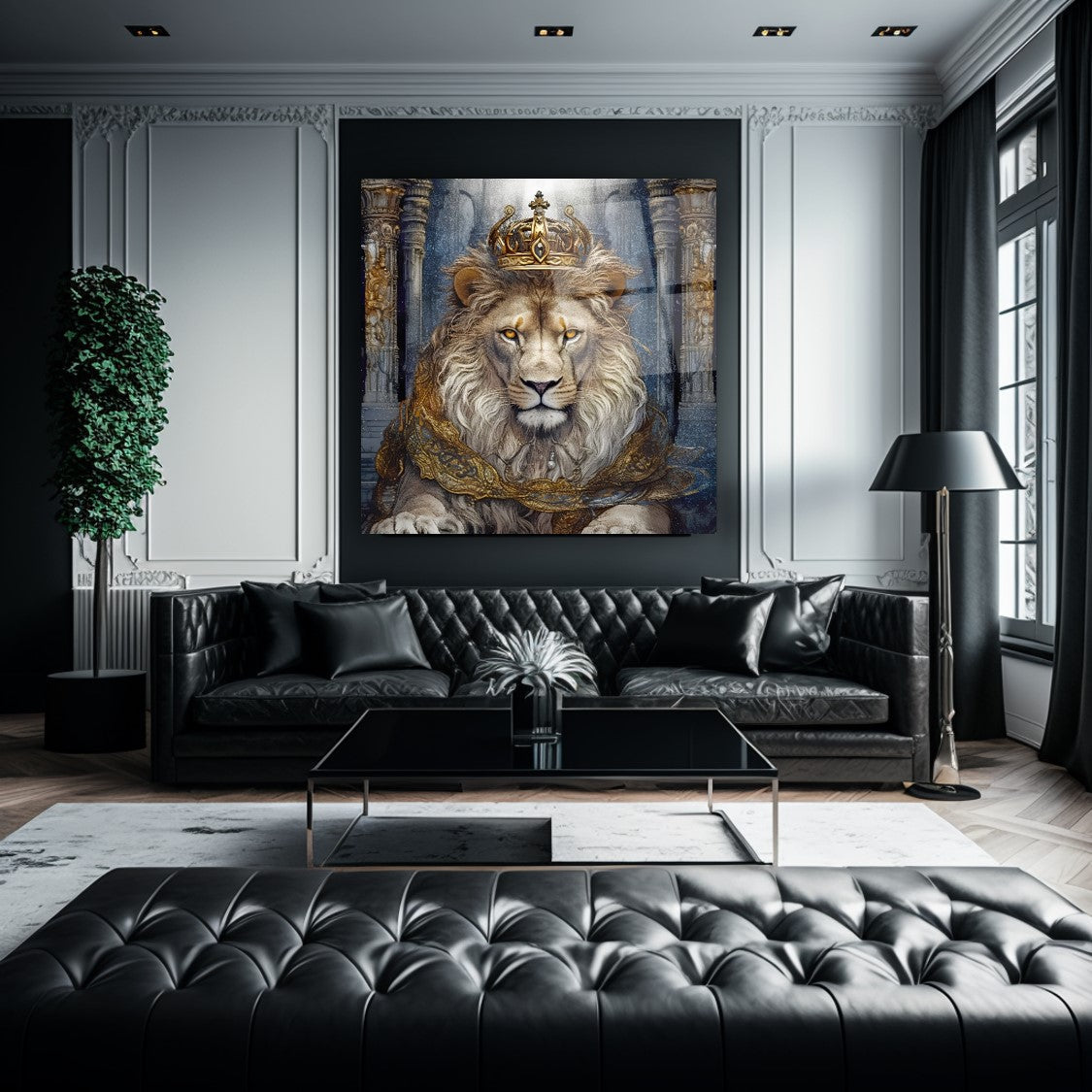 Aslan Cam Tablo