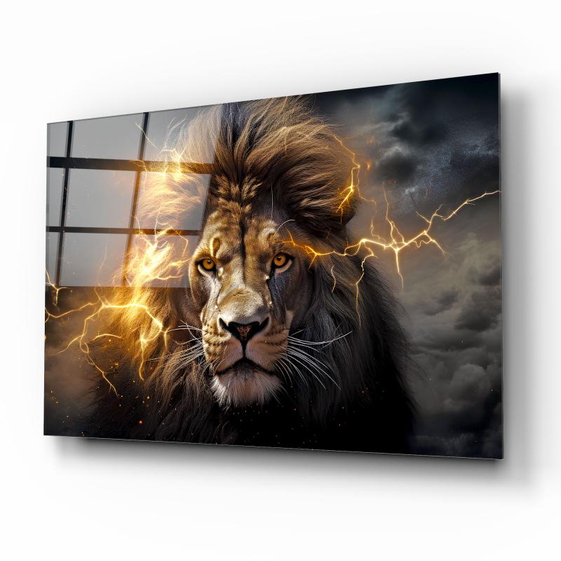 Aslan Cam Tablo