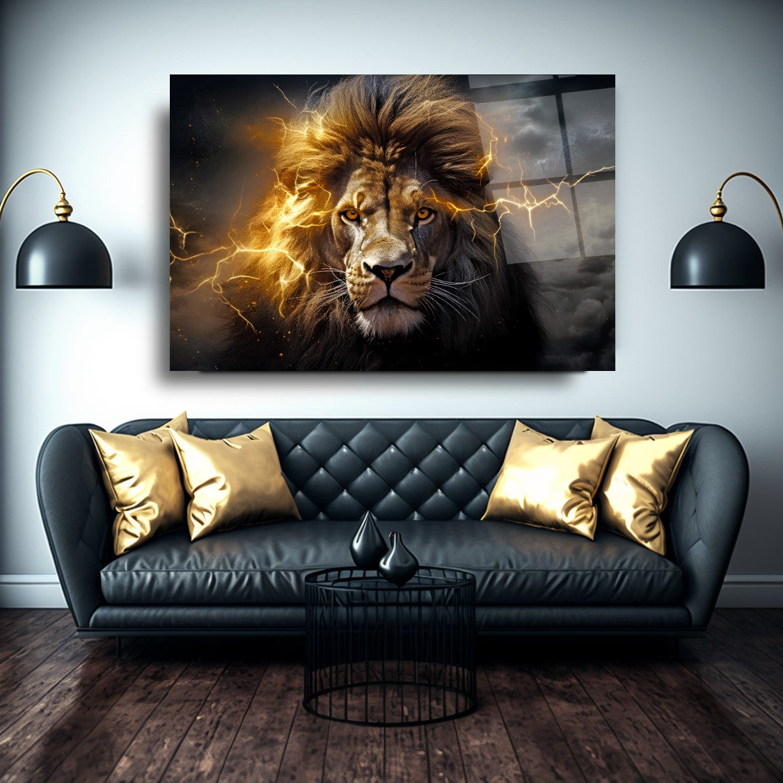 Aslan Cam Tablo