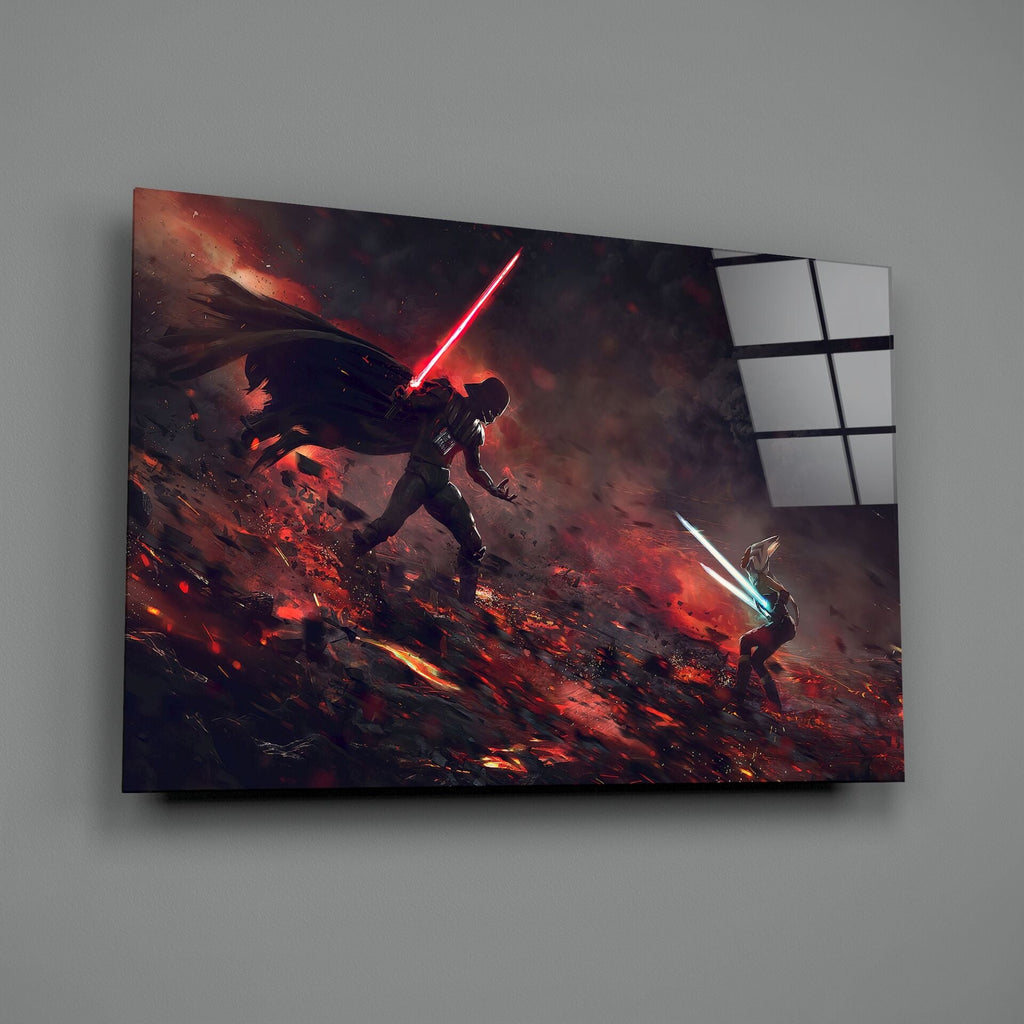 Darth Vader Vs Ahsoka Tano Cam Tablo
