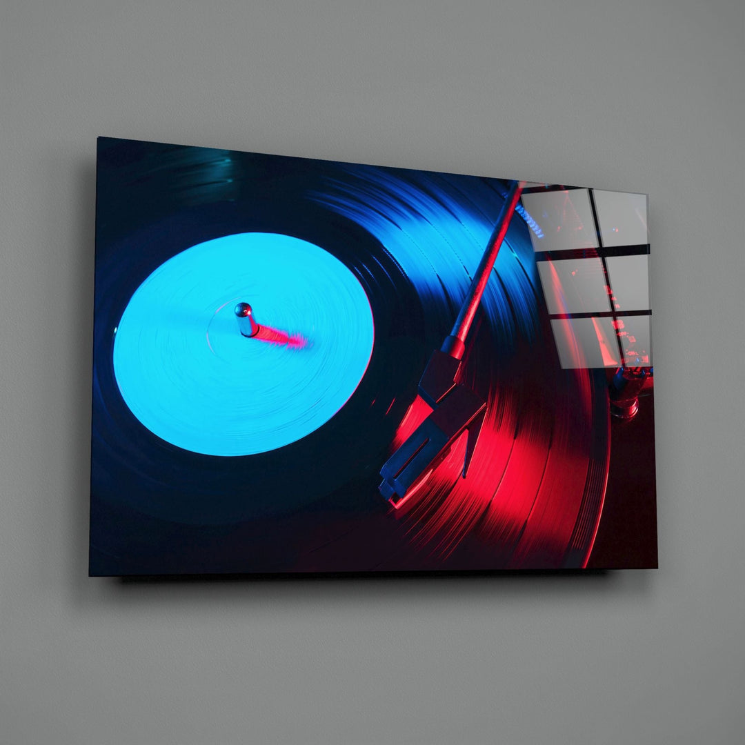 Gramofon Cam Tablo