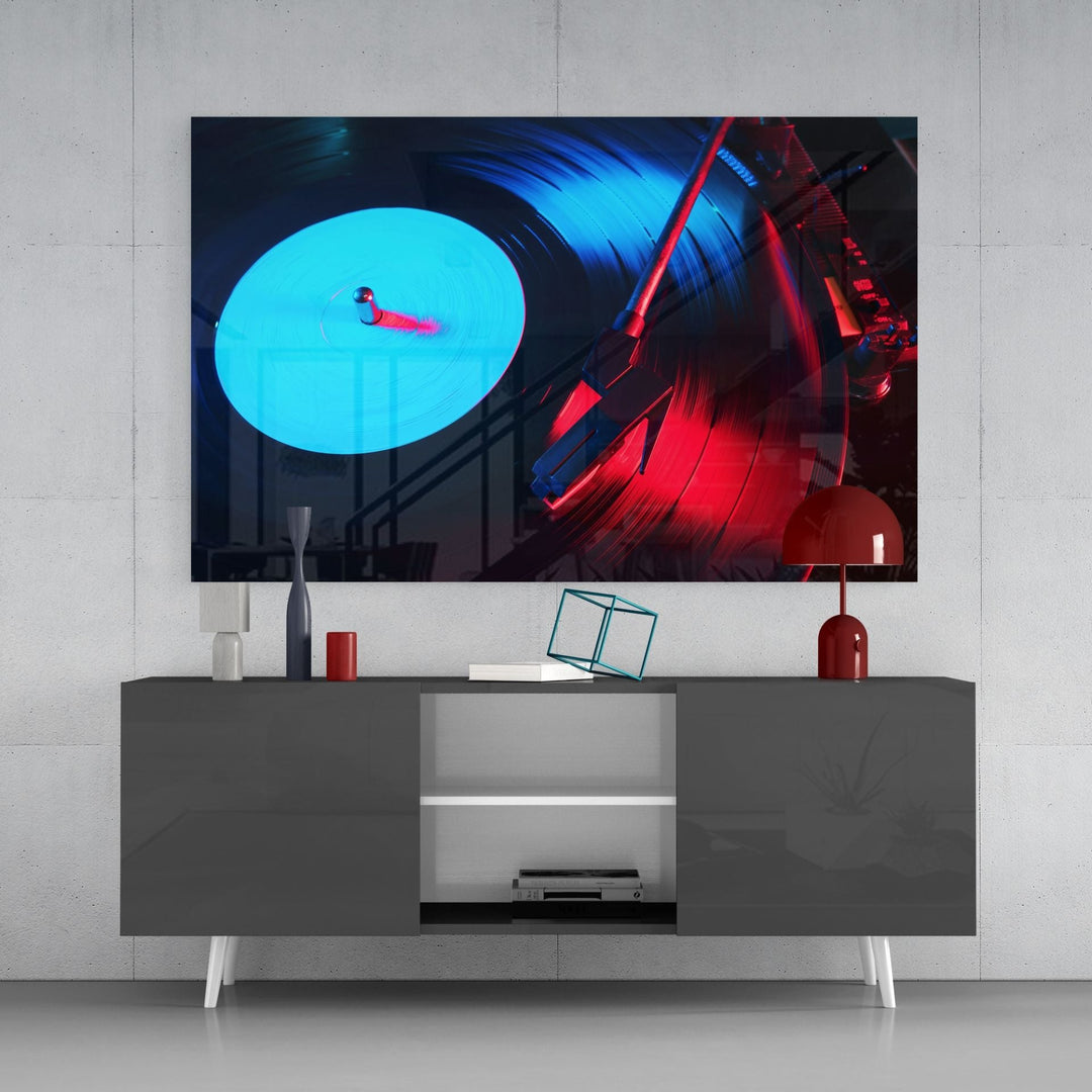 Gramofon Cam Tablo