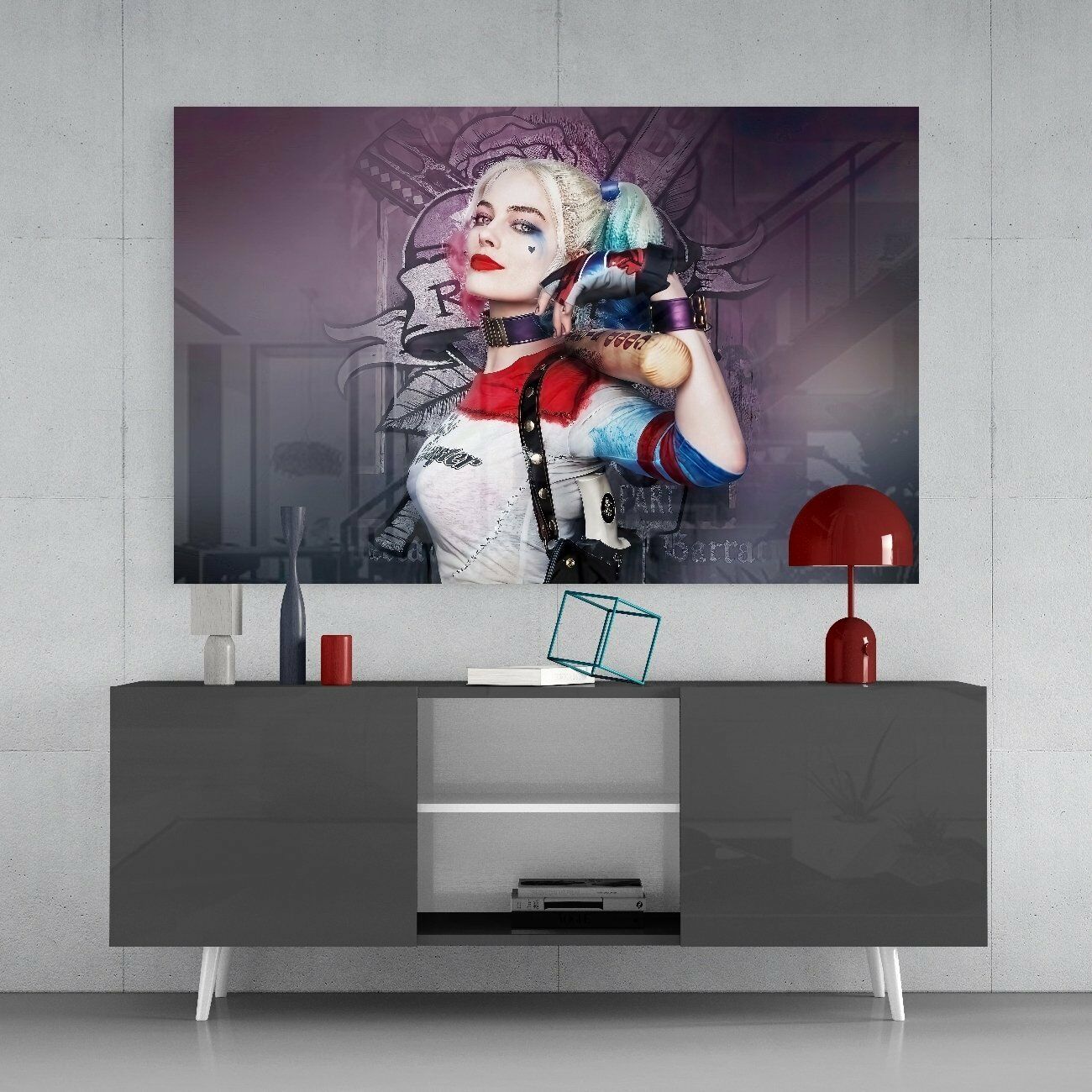 Harley Quinn Cam Tablo No:6063