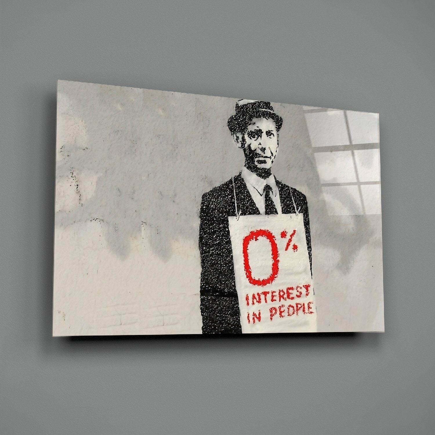 İlgisiz Cam Tablo