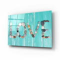 Love (Aşk) Cam Tablo