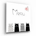Miyav (Kedi) Cam Tablo No:1132