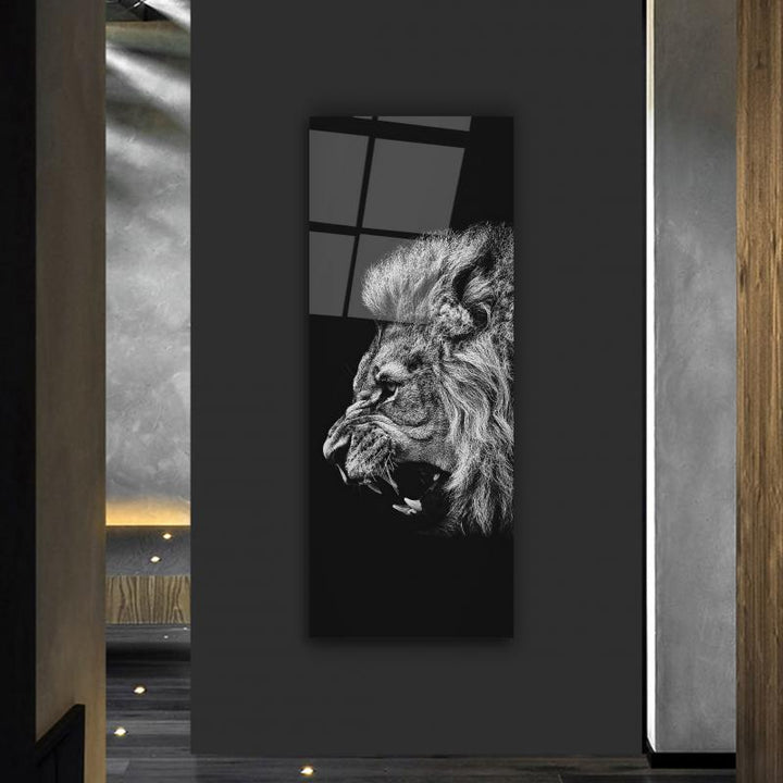 Aslan Tema Cam Tablo