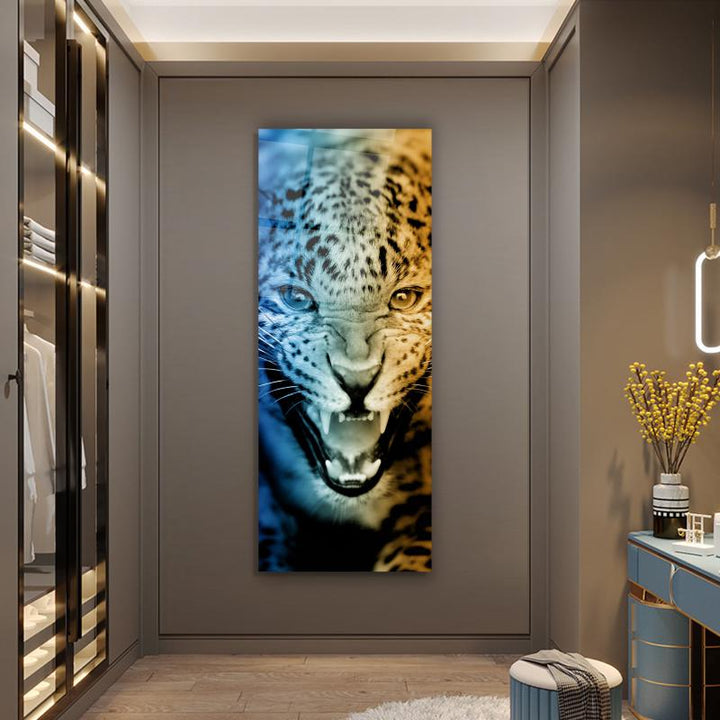 Leopar Panoramik Cam Tablo