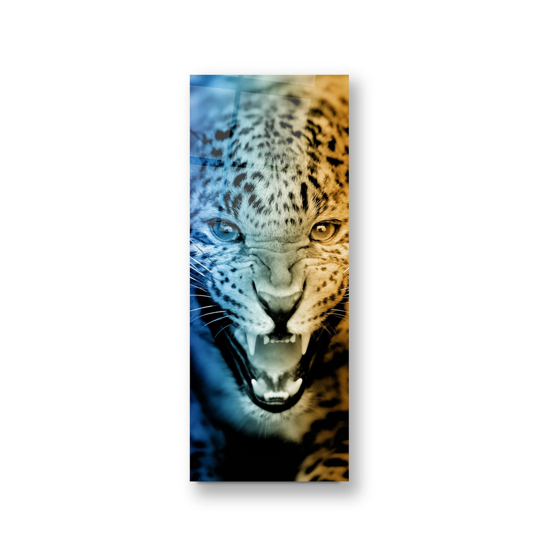 Leopar Panoramik Cam Tablo