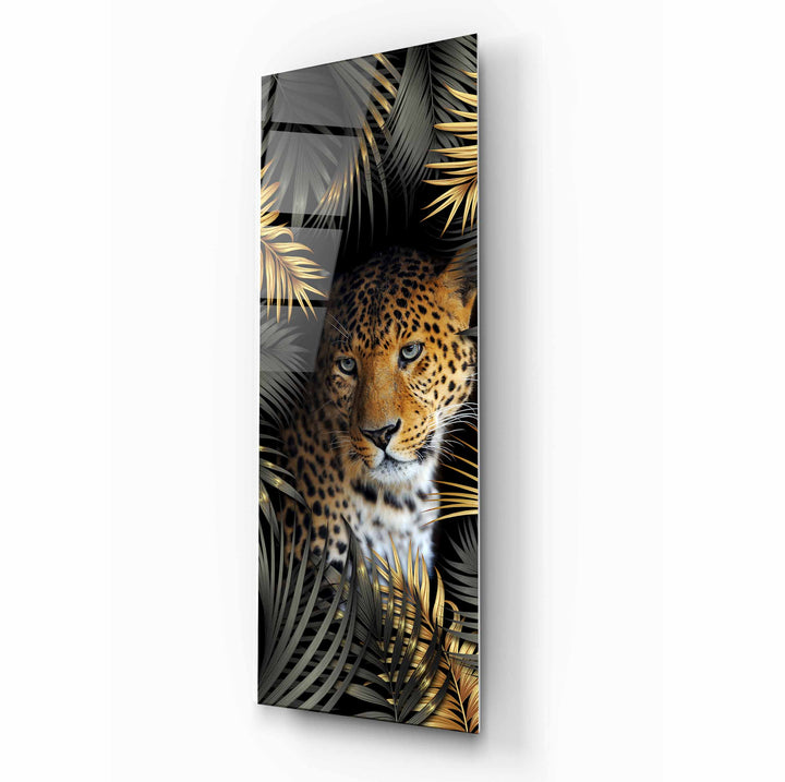 Leopar Panoramik Cam Tablo
