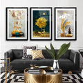 Gold Geyikler Triple Cam Tablo