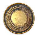 Gold Desen Yuvarlak Cam Tablo