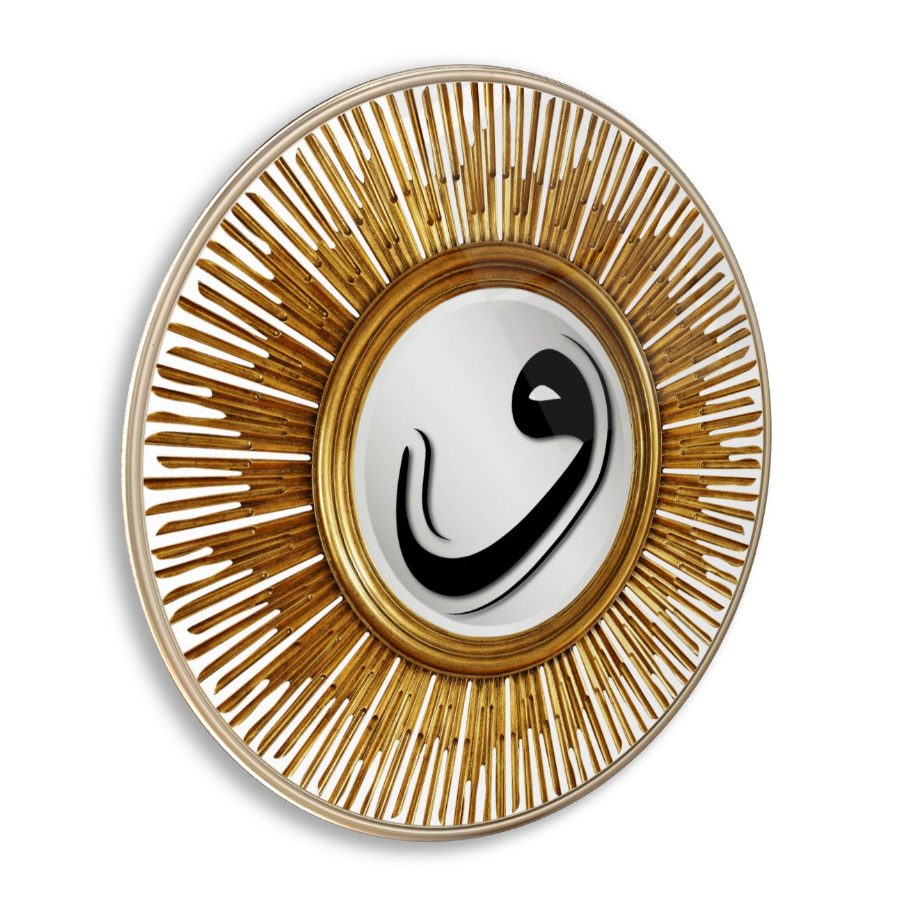 Vav Harfi Yuvarlak Cam Tablo